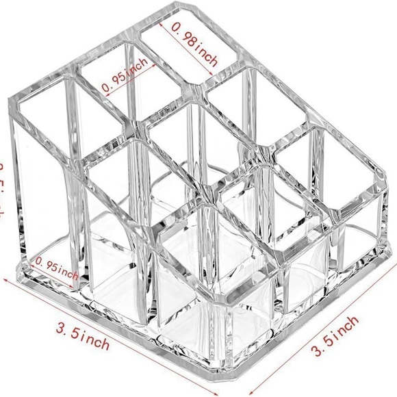 acrylic 9-slot lipstick organizer (set of 2) - Picture 4 of 4